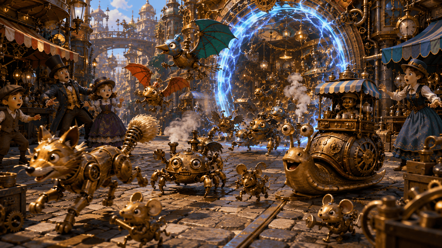 Professor Vex and Gearhaven — challenge world