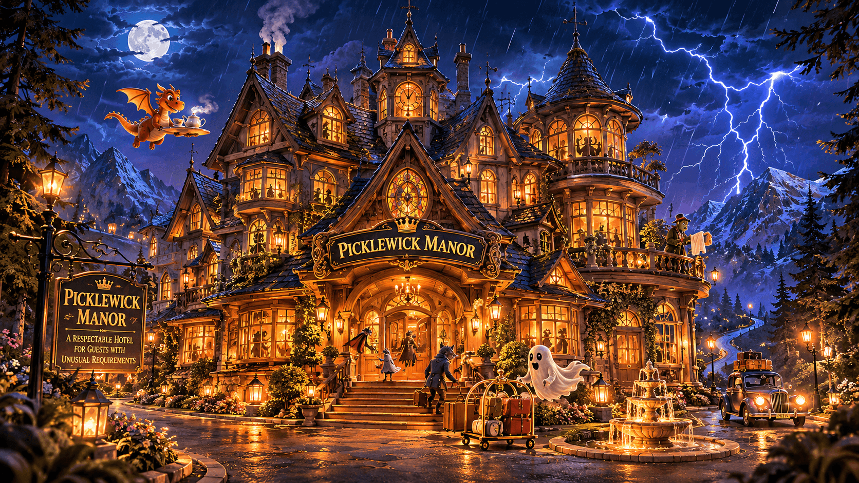Madame Pickwick — world still
